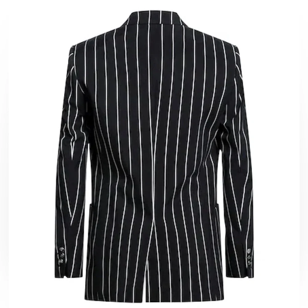 BALMAIN stripe blazer US38    IT48 Blazers